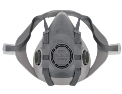 RES-PROTEK 8200 Reusable Half Face Mask TPE for Twin Filters Udyogi